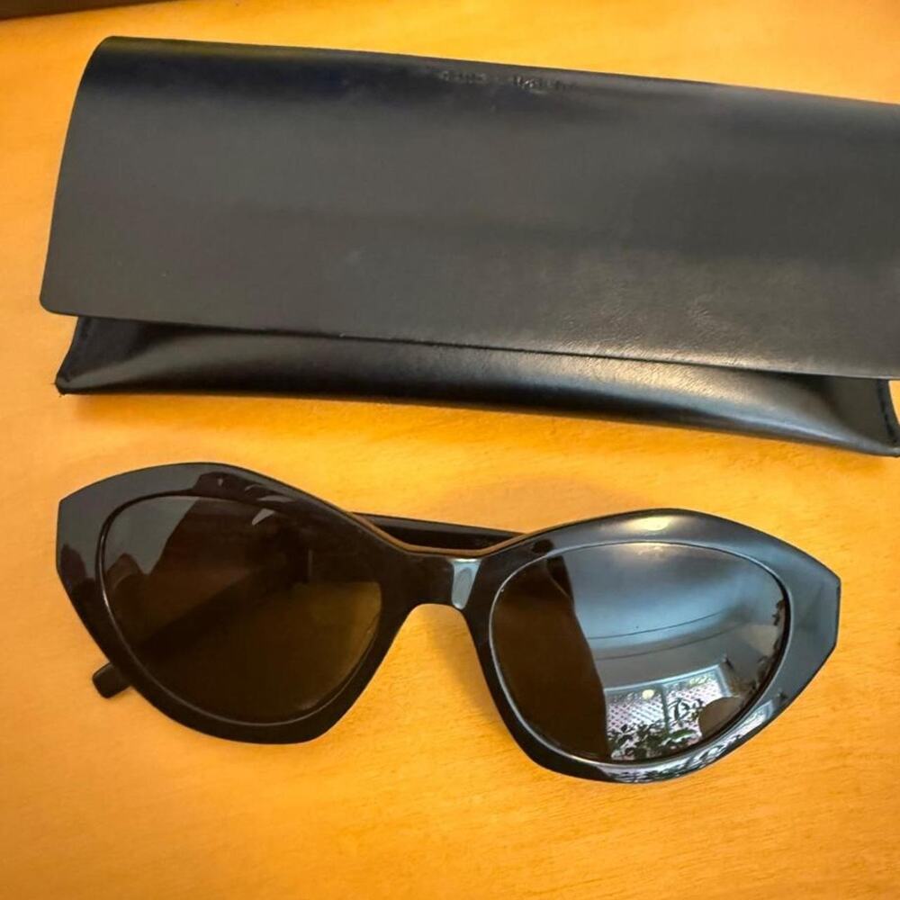 Saint Laurent Black SL M90 Cat-Eye Sunglasses
